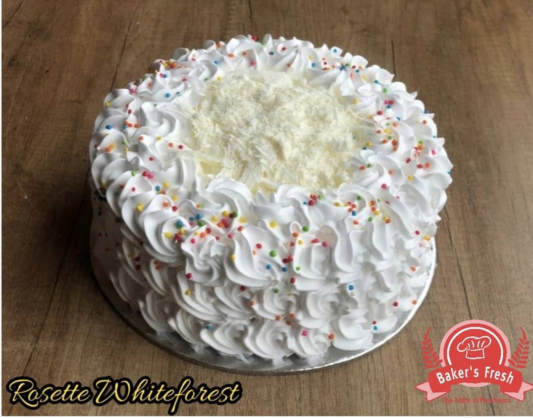 white rosette confetti