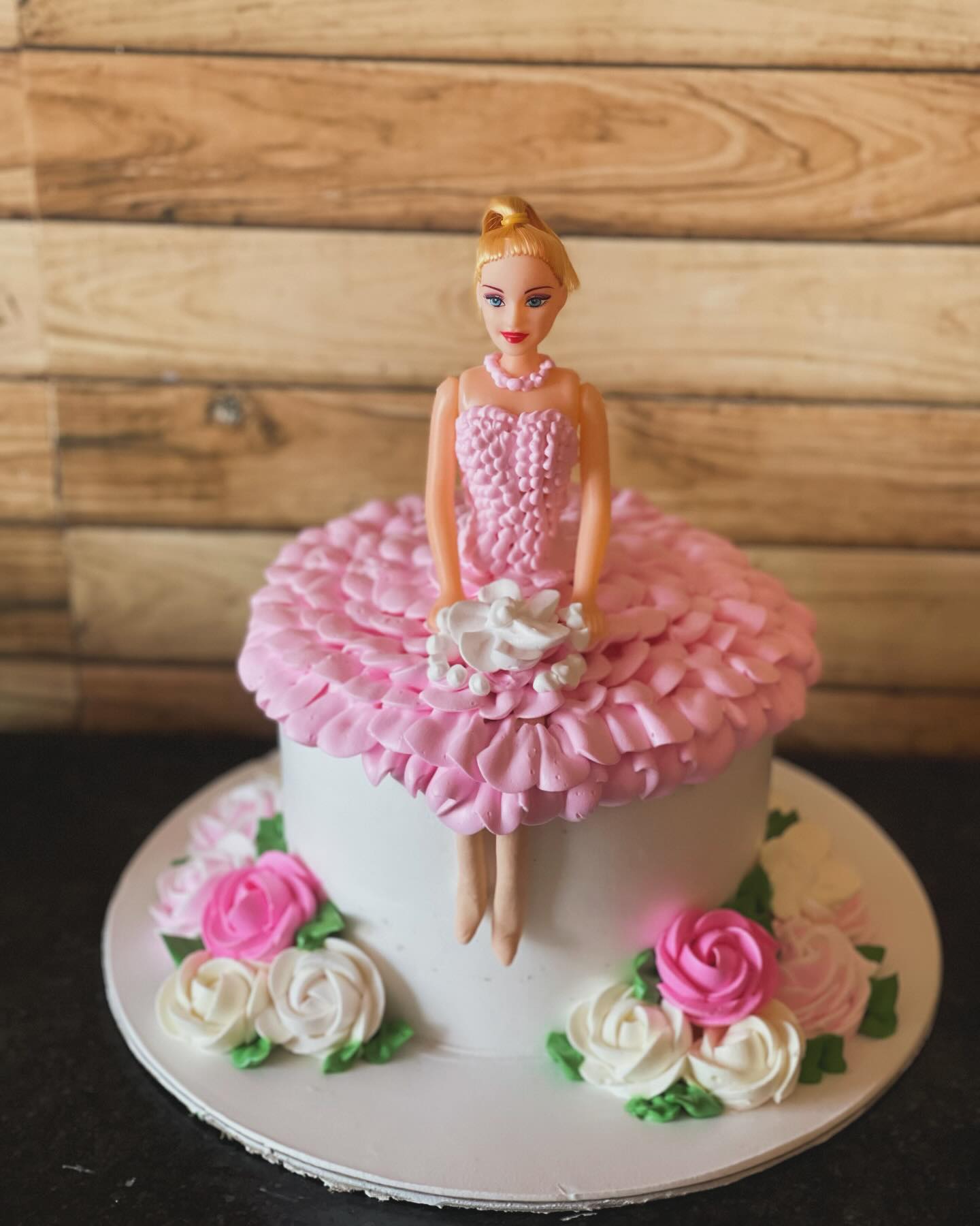 barbie pink dress doll