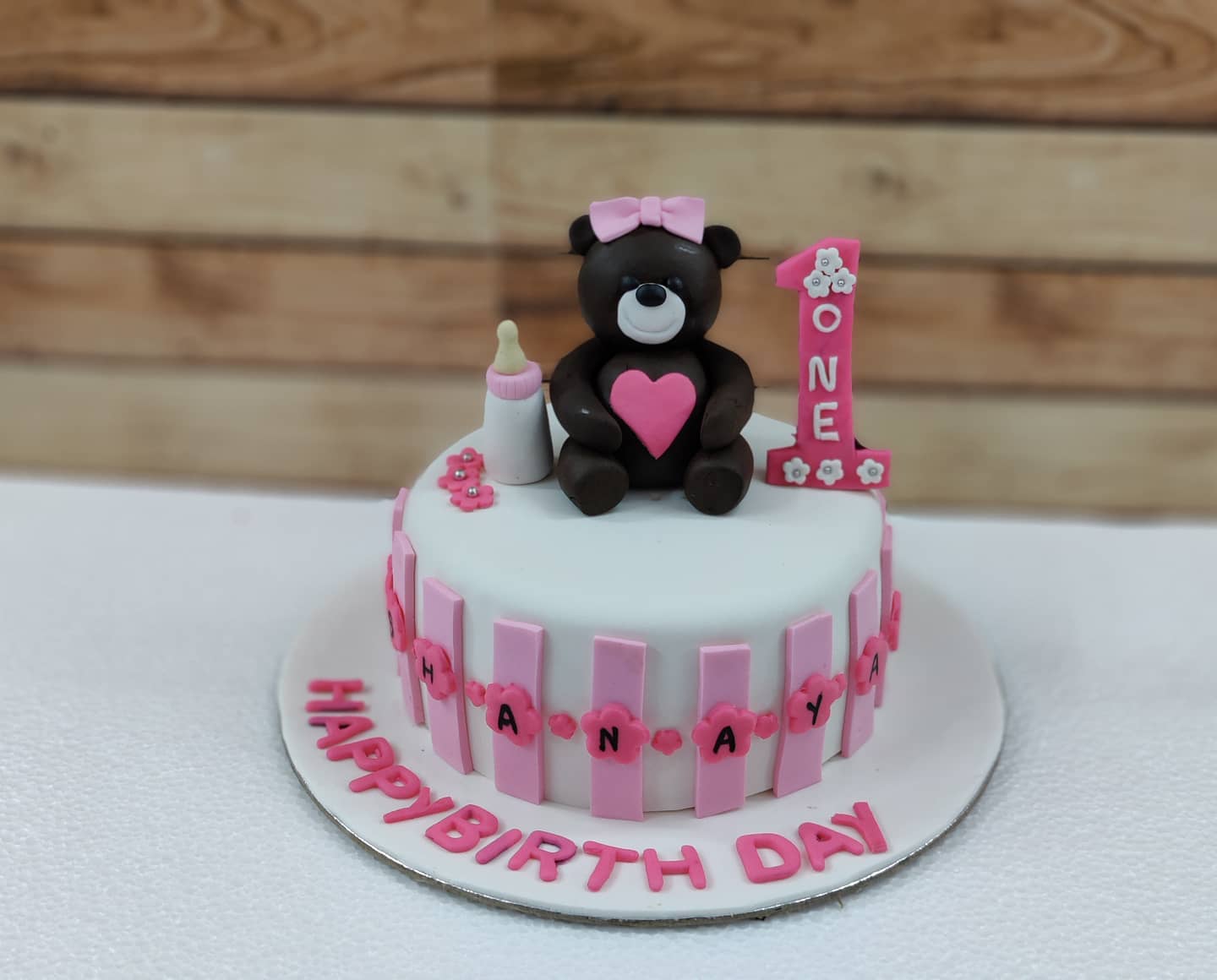 bear heart pink first