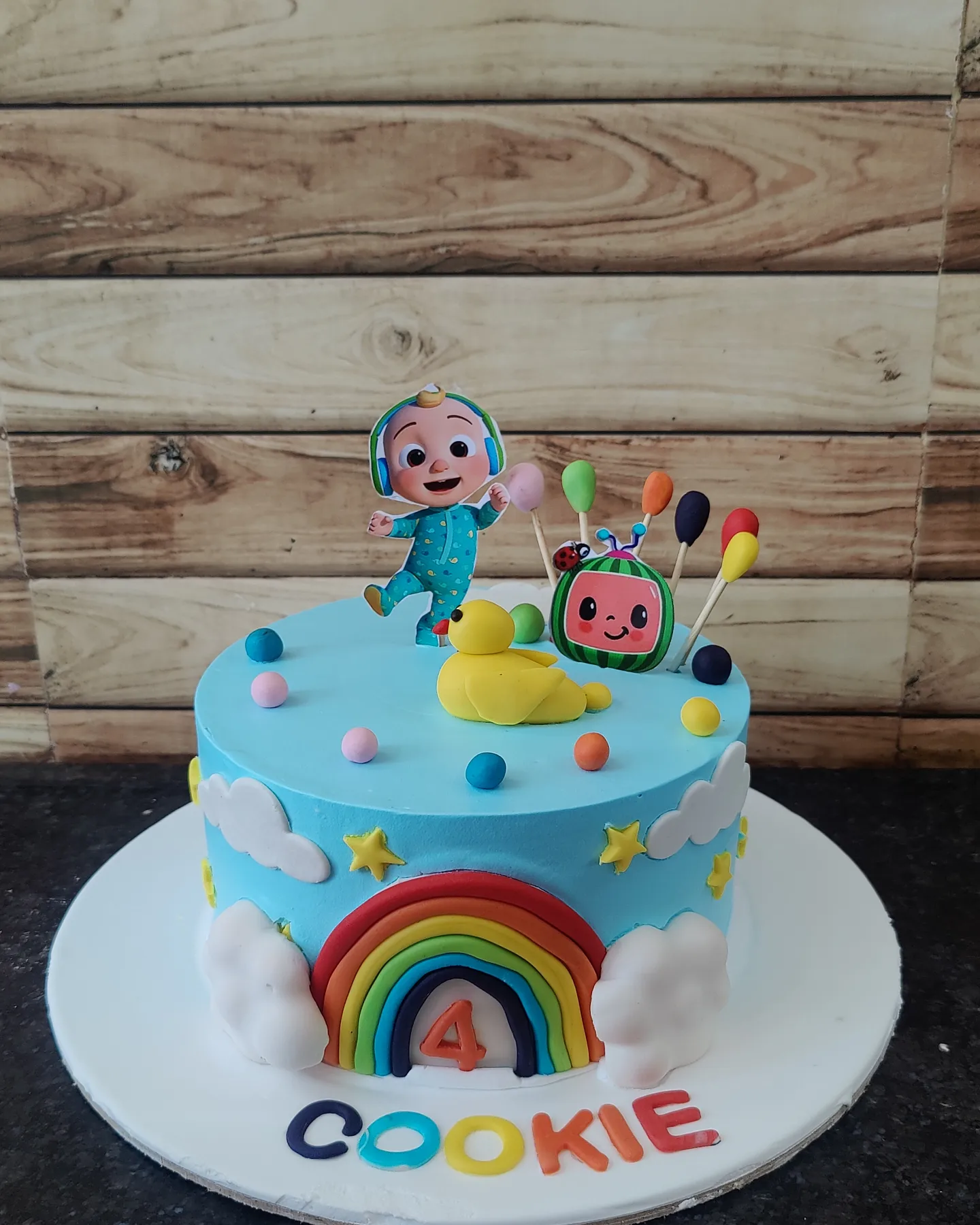 cocomelon rainbow 4th birthday