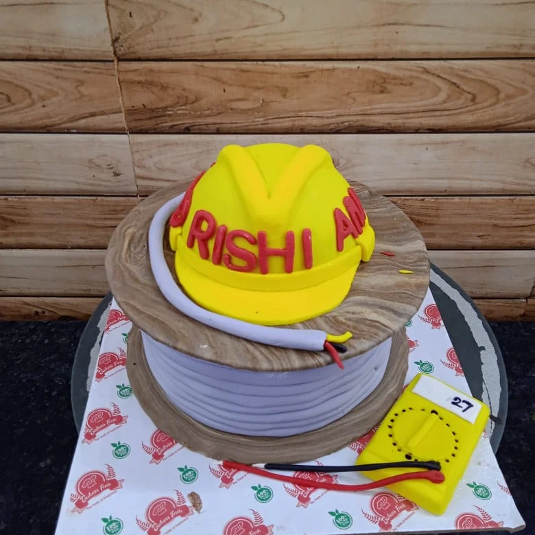 construction yellow hat 2tier