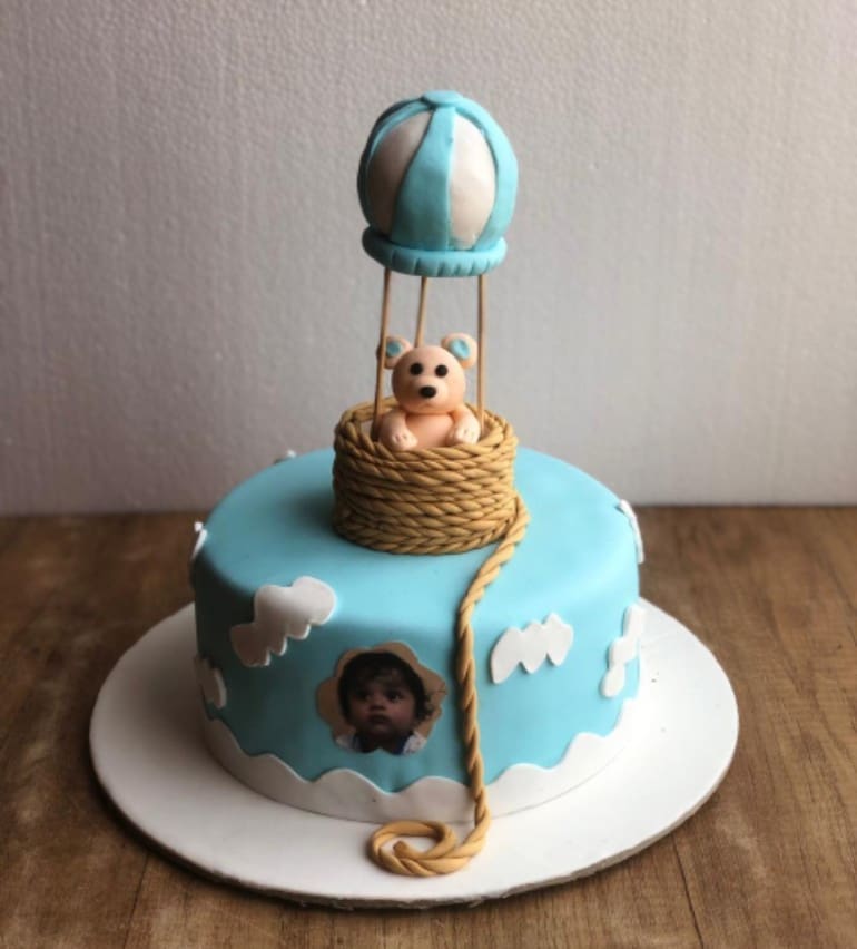 hot air balloon teddy bear