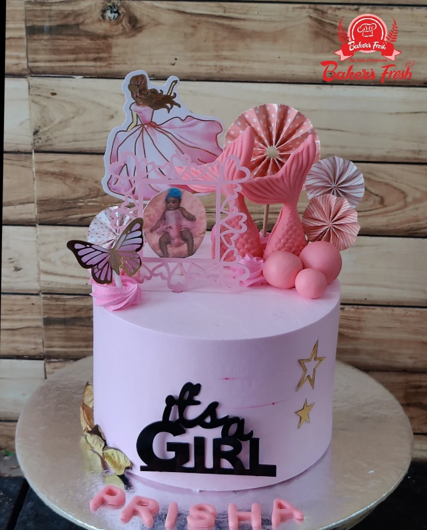 pink princess girl topper