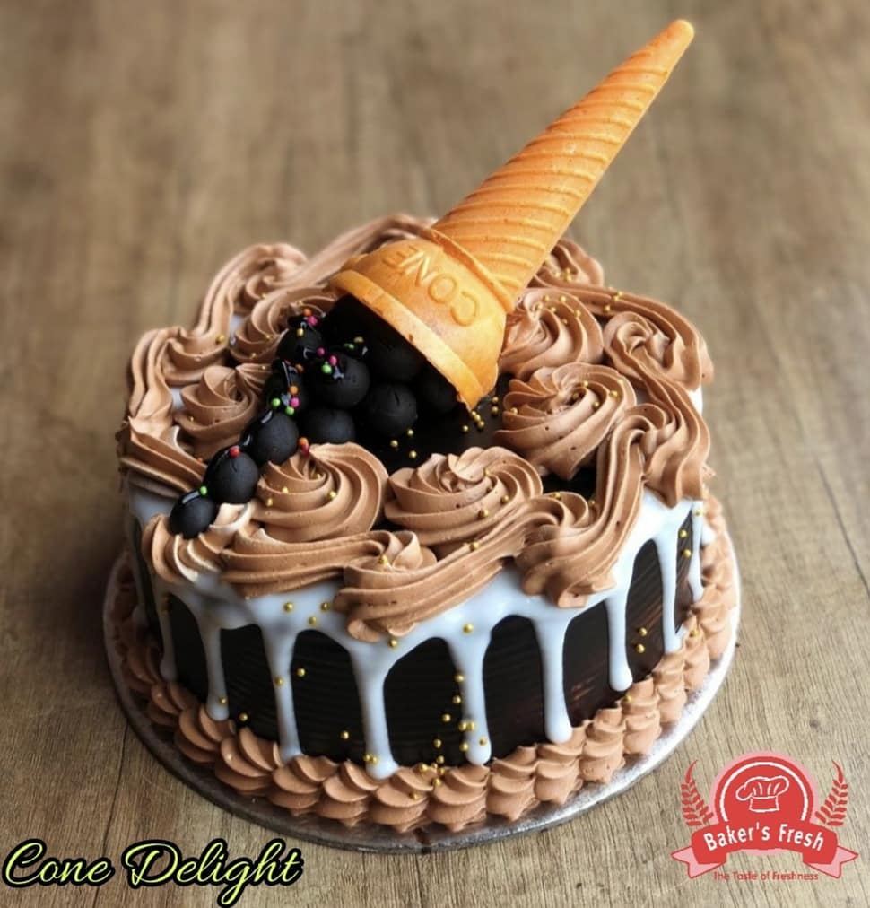 ice cream cone chocolate