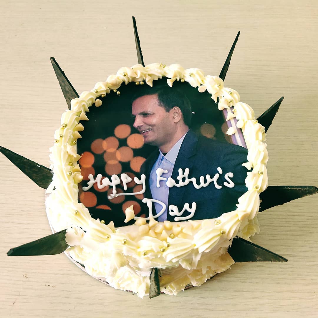 fathers day photo cake