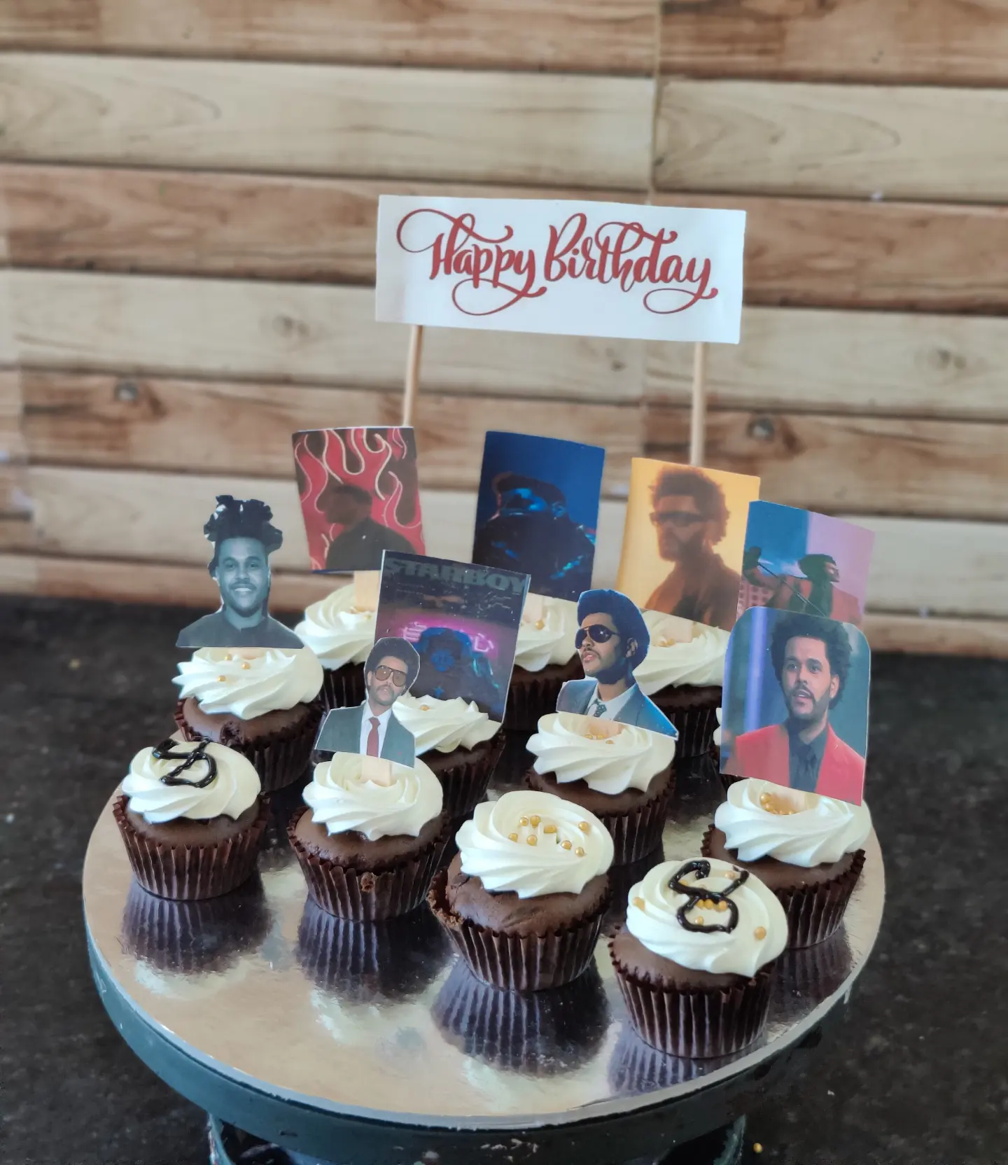 teal white portrait cake